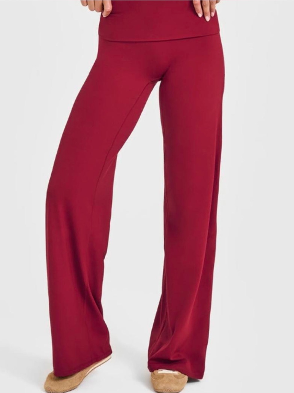 Oner Active Softmotion Fold Over Straight Leg Pants Size M